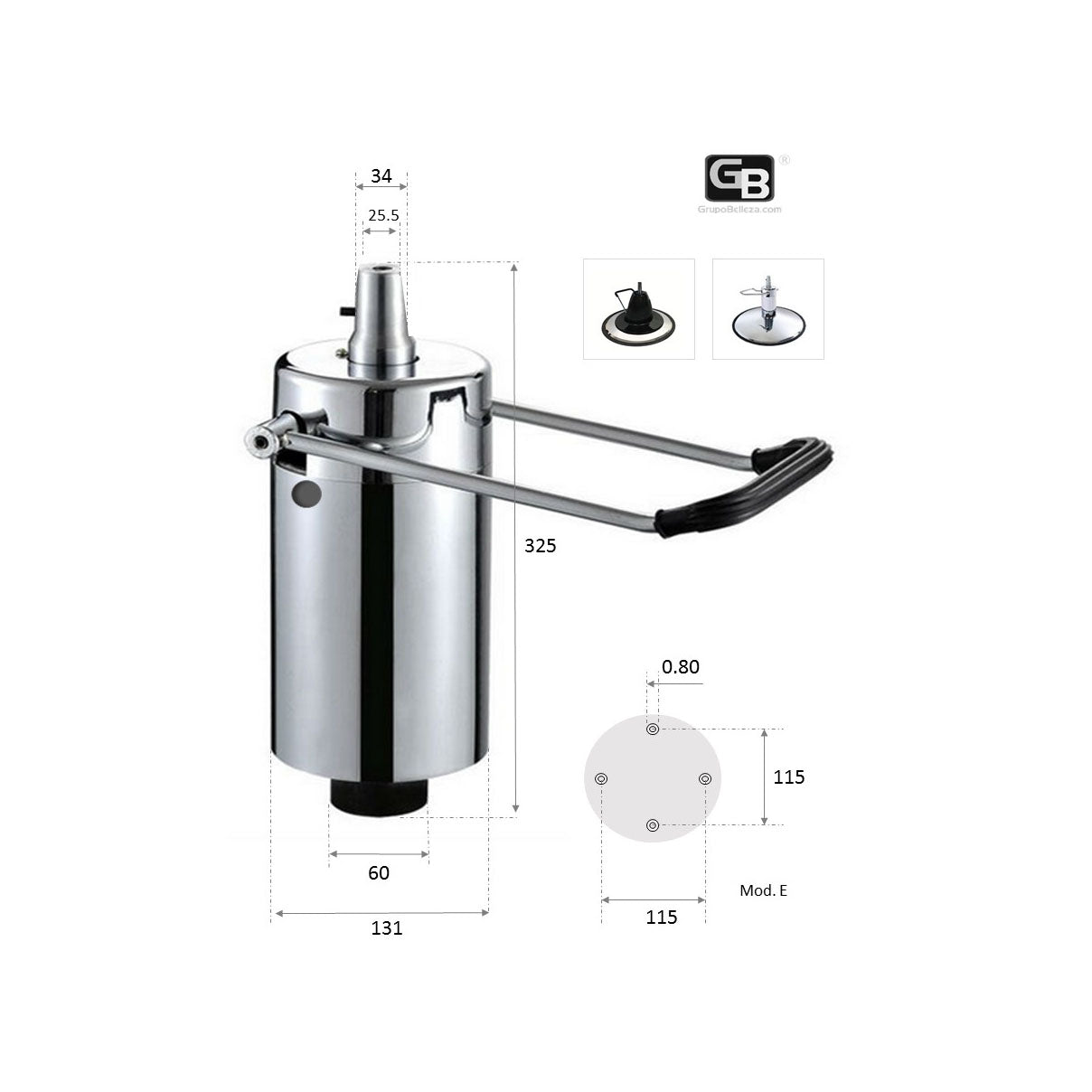 Bomba hidráulica para sillon Barbero B7