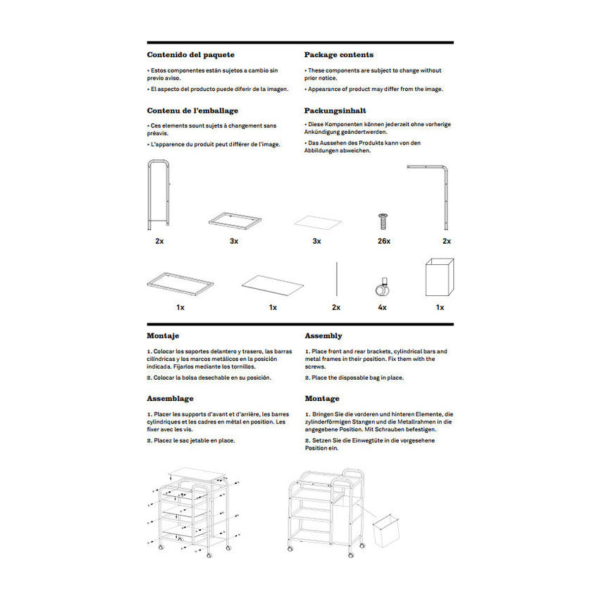 Carrito Estética HELP – 1013
