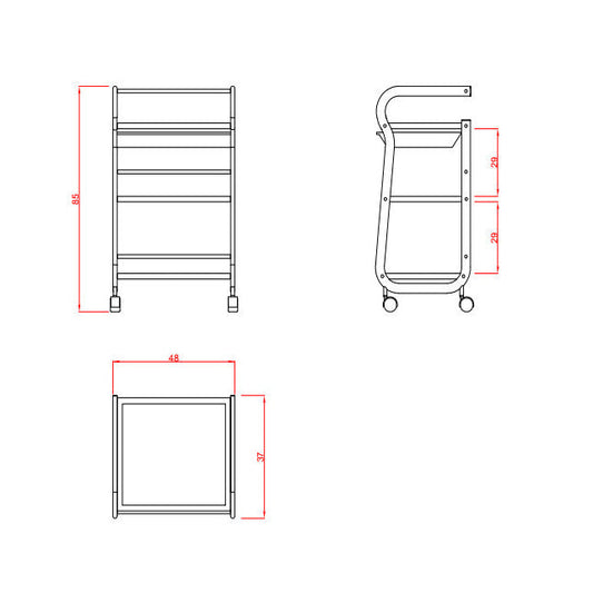 Carrito Estetico PART – 1017