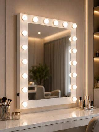 espejo para maquillaje con luz led