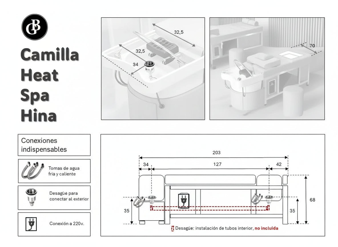 Lavacabezas Head Spa pedicura Hina