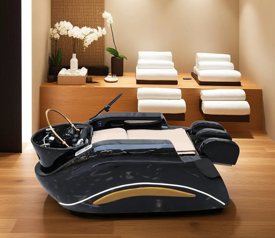 Lavacabezas masaje Spa Aqualux Black