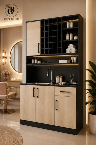 mueble con lavamanos