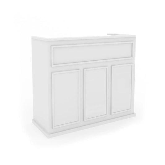 Mostrador para recepción New York White Blanco