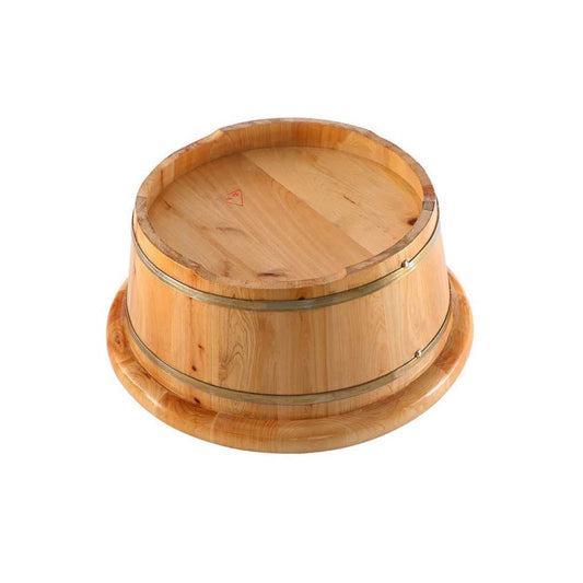 Pediluvio madera con bolsas 100ud