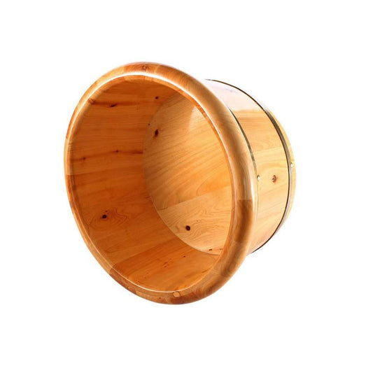 Pediluvio madera con bolsas 100ud