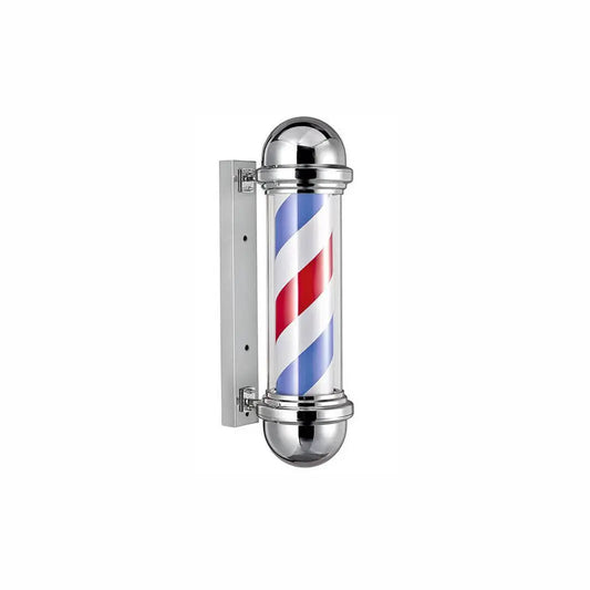 Poste Barbero cromado pequeño 50x22cm