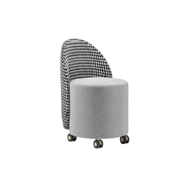 Puf de Espera Charles con respaldo y ruedas