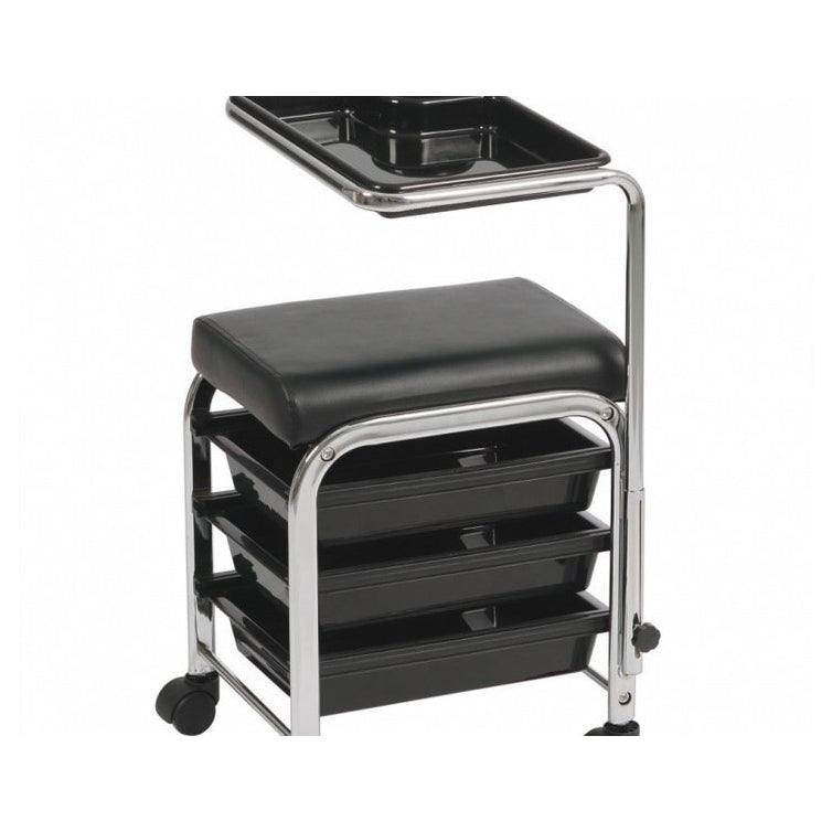 Taburete Manicura/Pedicura Brevis Negro