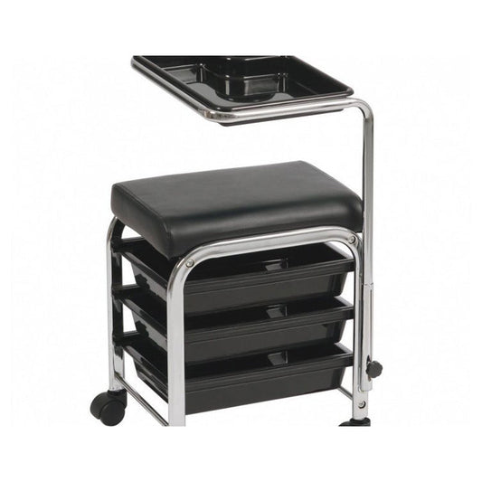 Taburete Manicura/Pedicura Brevis Negro