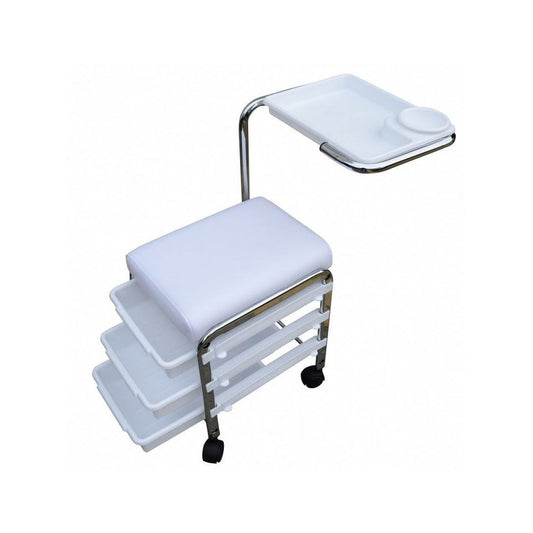 Taburete Manicura/Pedicura Brevis Blanco
