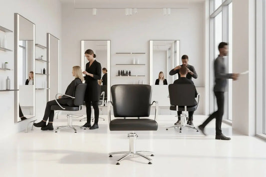 Sillón de peluquería Vanila, elegancia y confort