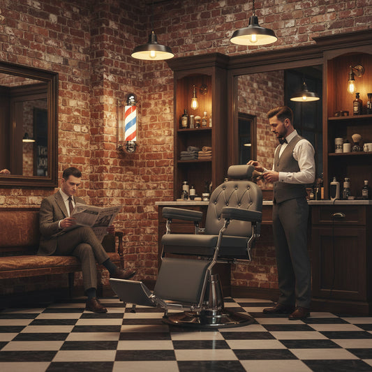 Elegante Sillón de Caballero Retro