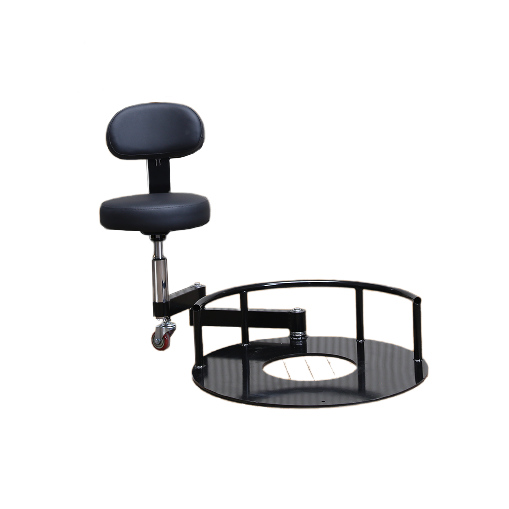 Taburete para sillón barbero TWIST - Grupo Belleza