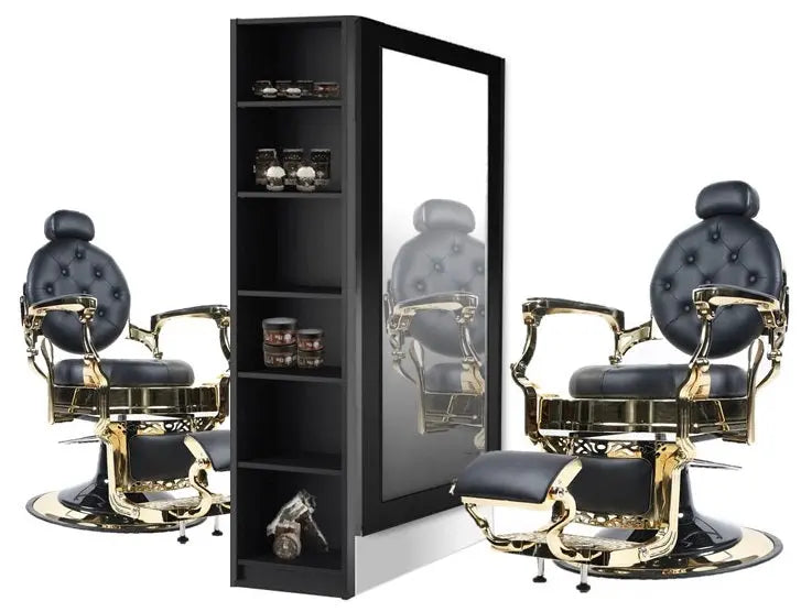 Tocador Oslo Doble White Negro