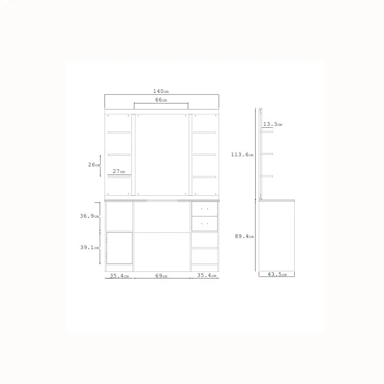 Tocador barbero Daryl