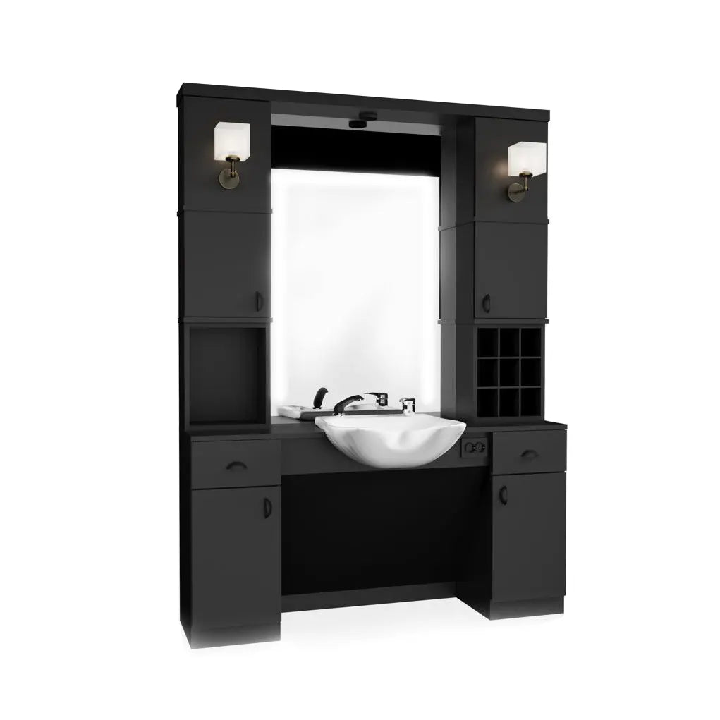 Tocador barbero Soul negro