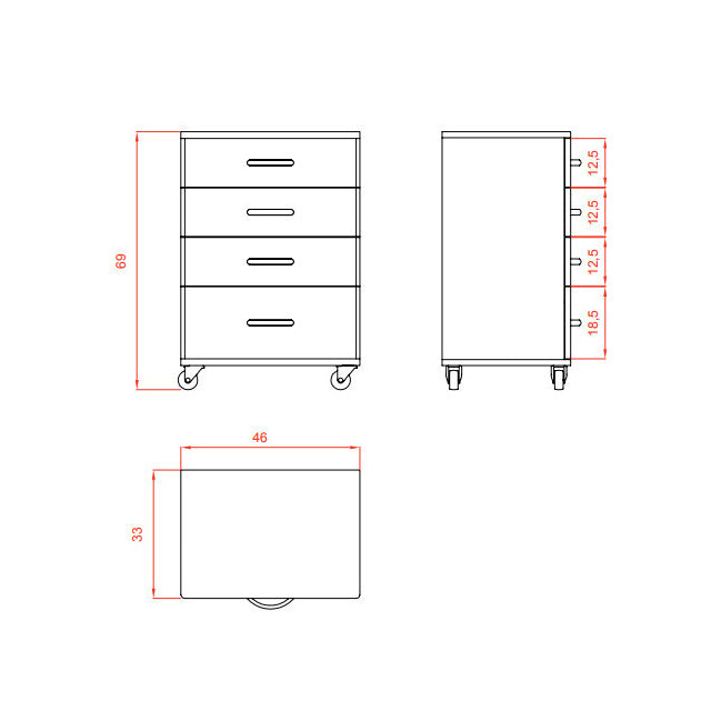Carrito Estética HANDY - 1032