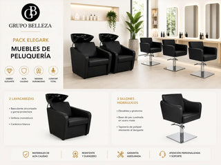 pack de muebles de peluqueria Elegark
