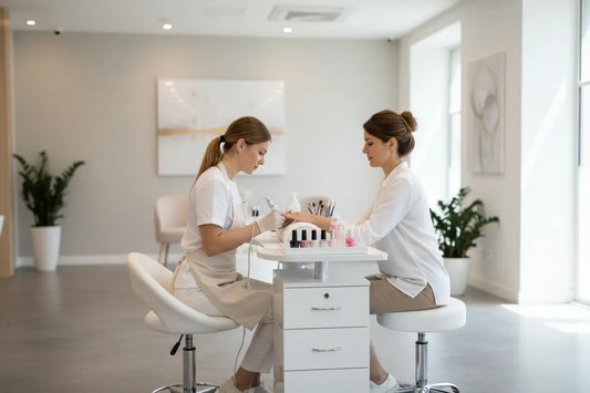 Mesa Manicura Capri con aspirador