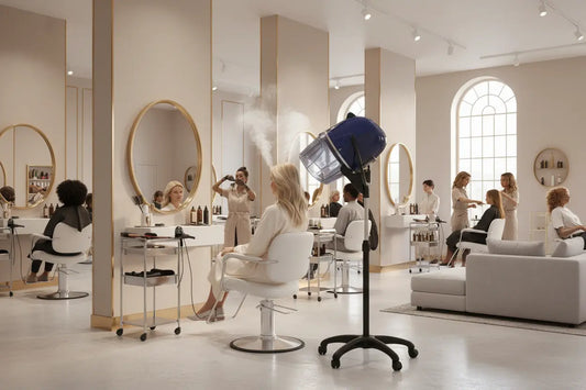 Secador de casco de pie 2V Negro Italor