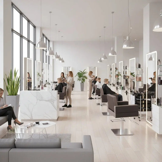 silla minimalista de peluqueria