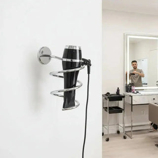 Soporte Secador SPIRAL INOX - Grupo Belleza
