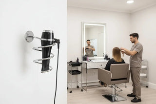 Soporte Secador SPIRAL INOX - Grupo Belleza