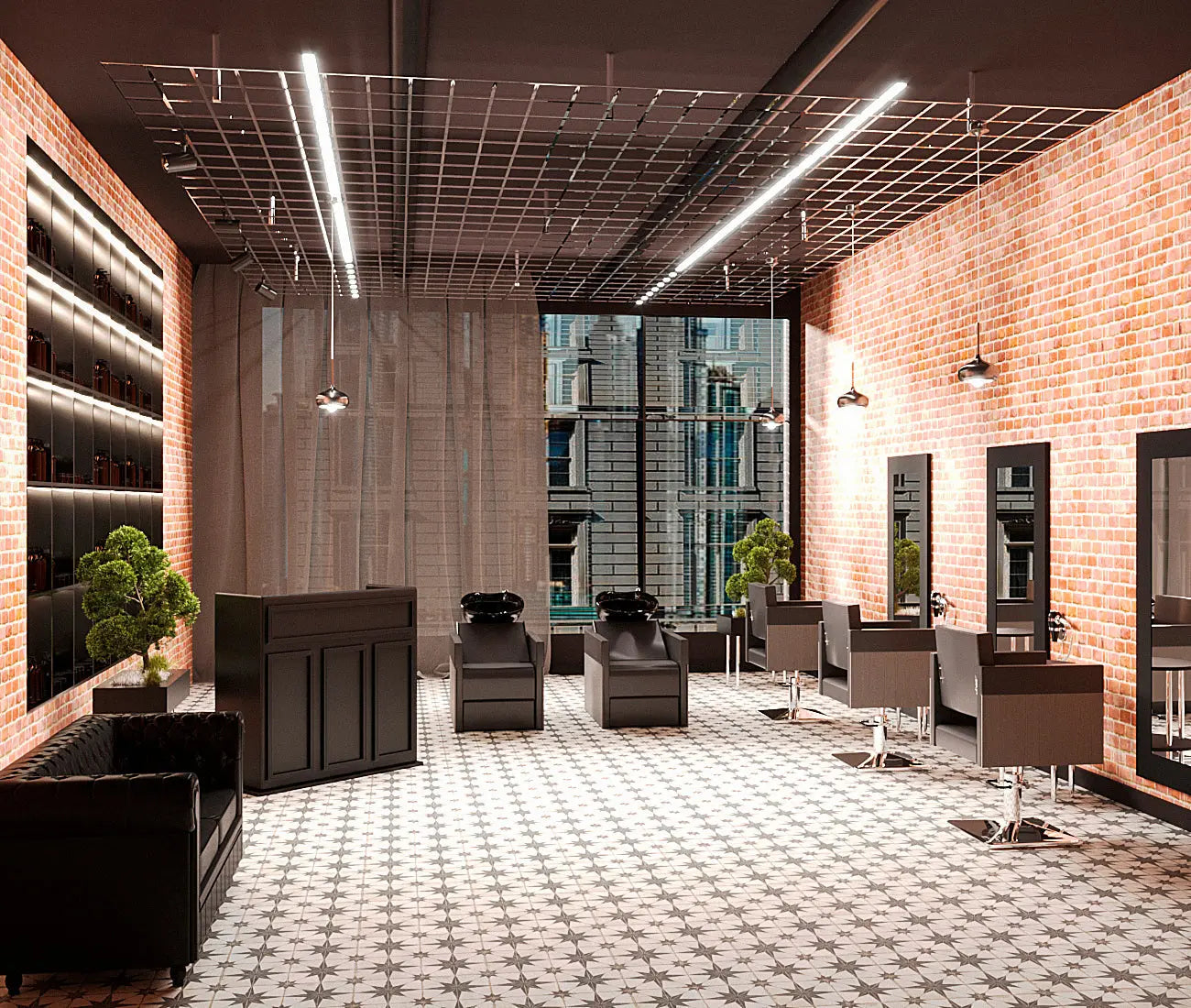 Hairdressing furniture