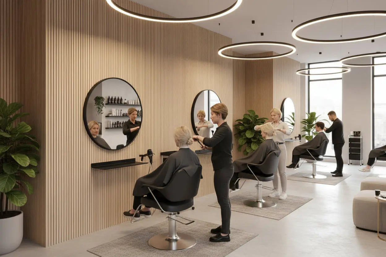 Kit Espejo Luna con repisa Grupo Belleza