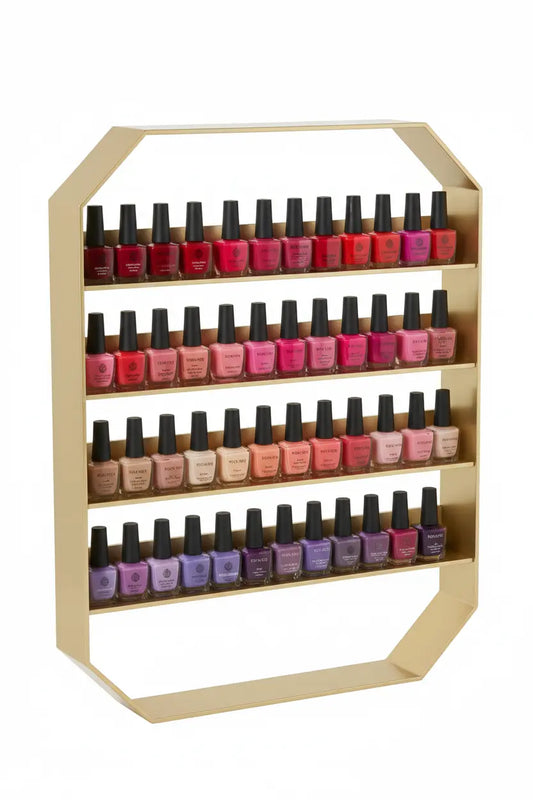 estante para esmaltes de uñas