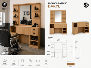 tocador de barberia daryl