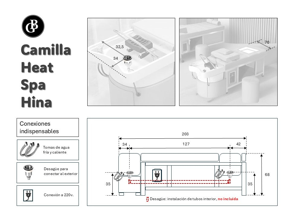 Lavacabezas Head Spa pedicura Hina