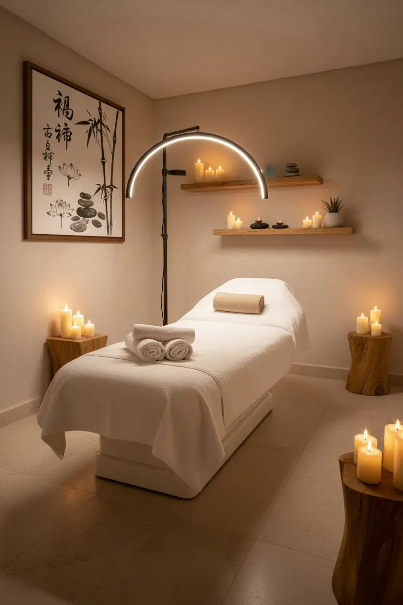 Elegante lupa con tres tipo de luz