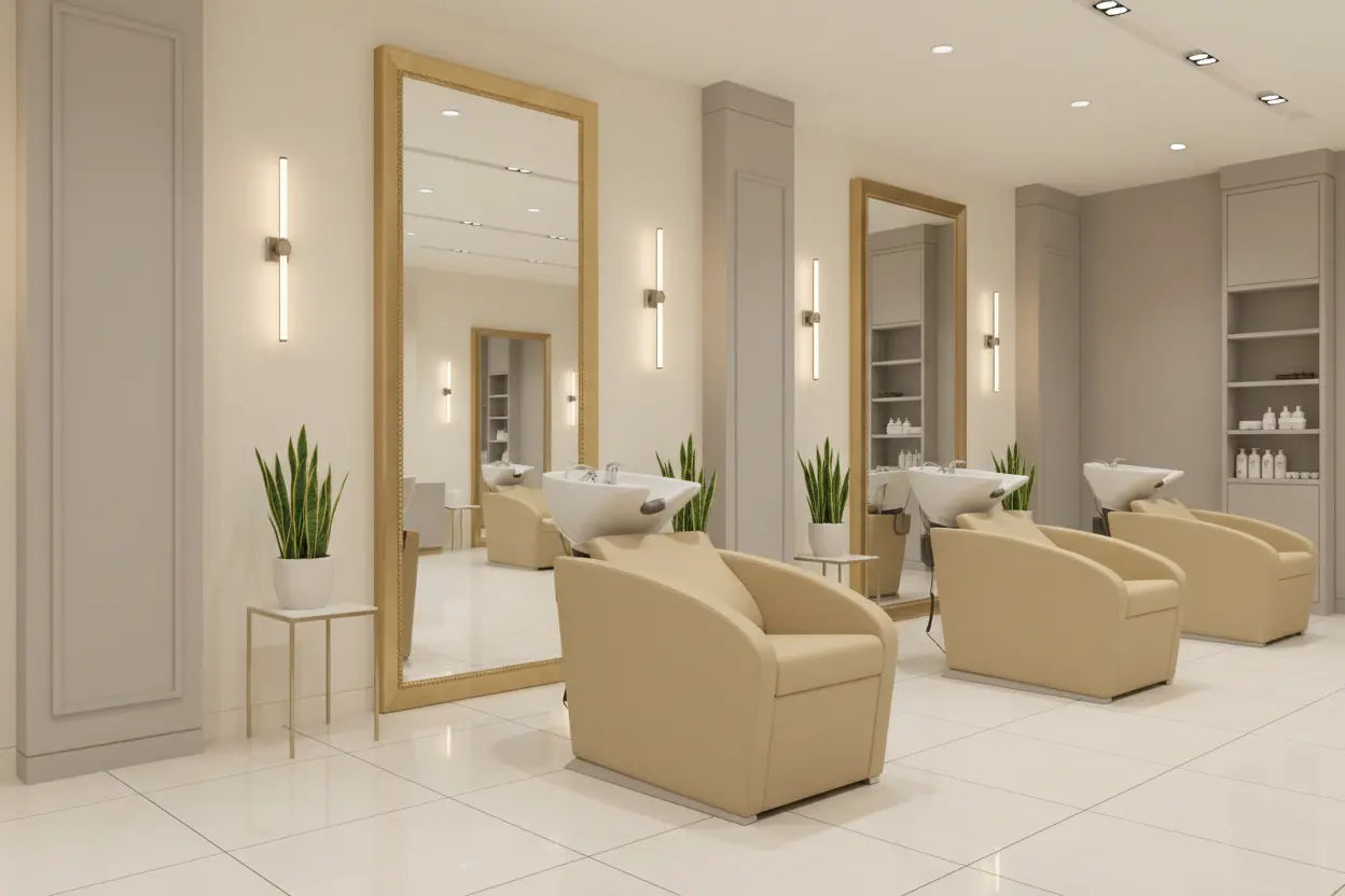 Lavacabezas eléctrico Oasis Beige Grupo Belleza