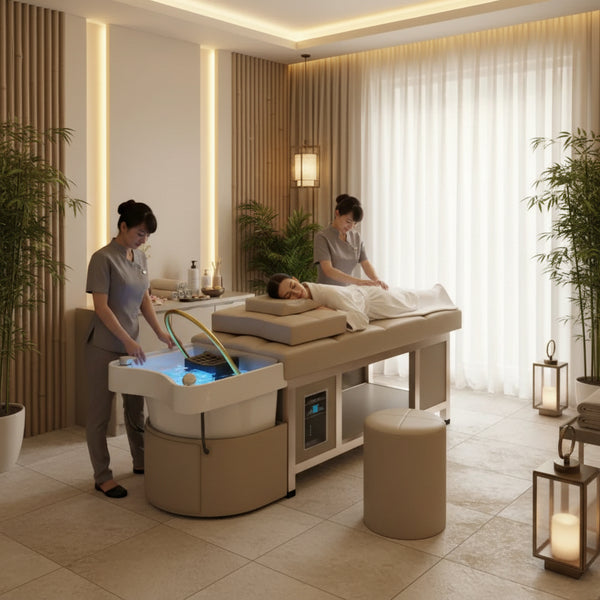 Heat Spa Nara Rückwärtswaschbecken