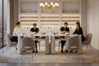 mesa dos servicios de manicura