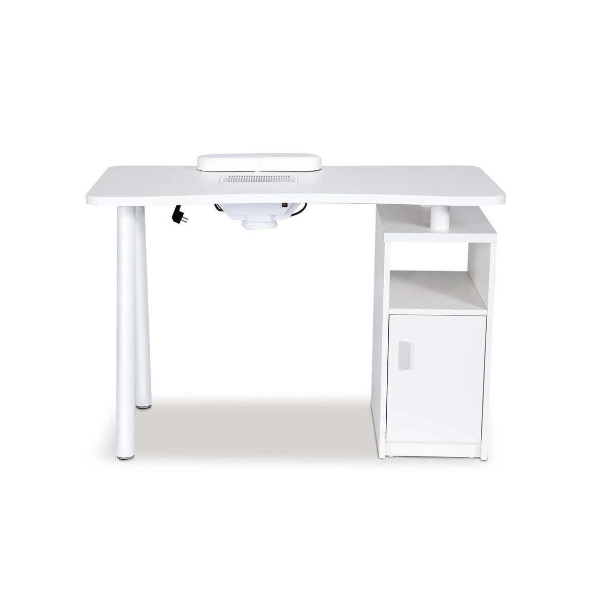 Lucia manicure table with vacuum.