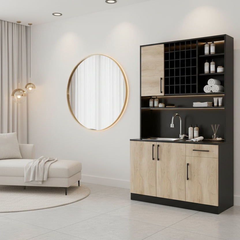 Mueble tecnico con lavamanos Clar - Grupo Belleza