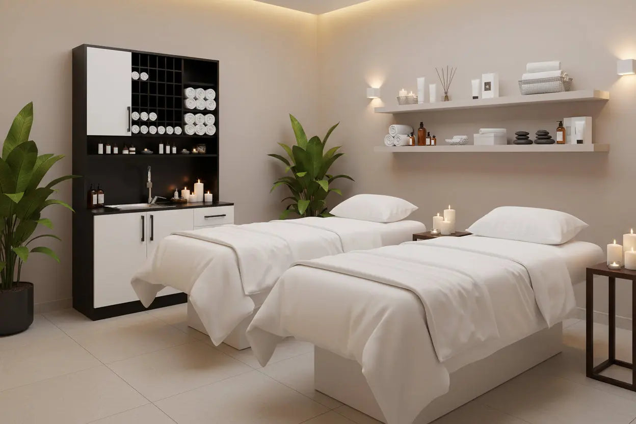 Mueble tecnico con lavamanos Clar - Grupo Belleza