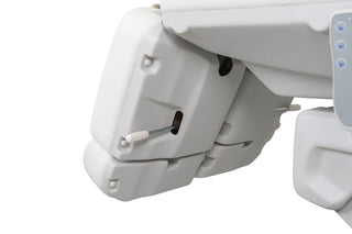 cama electrica de masaje blanca
