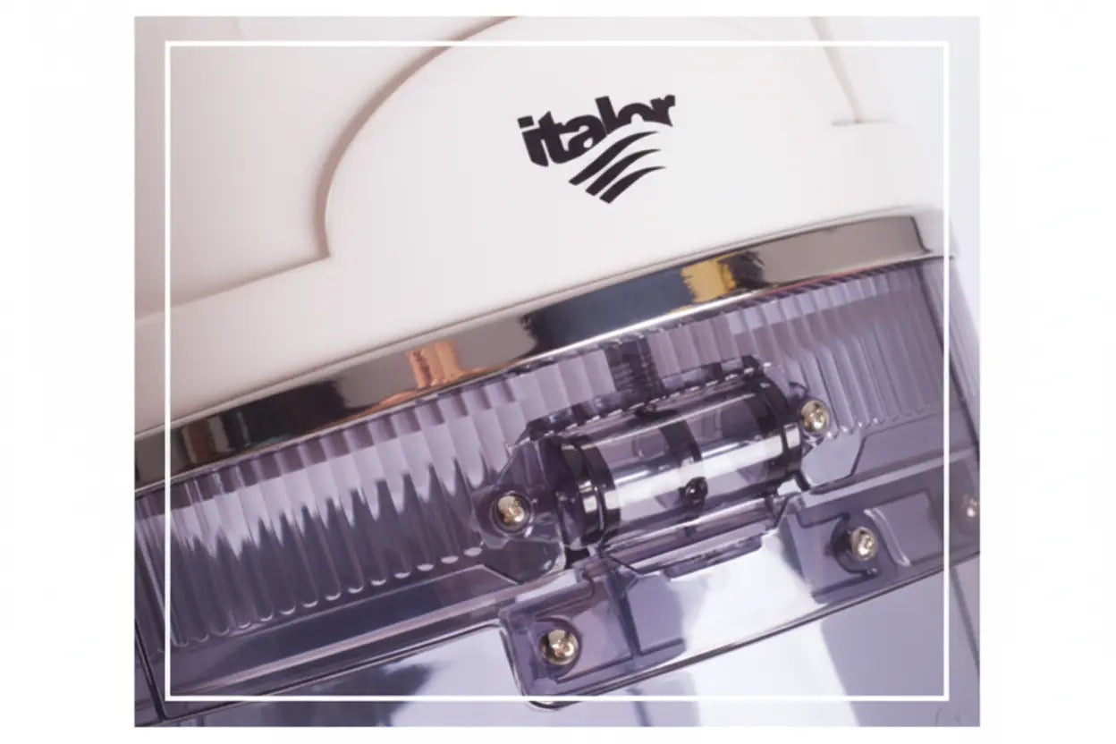 Secador de casco de pie 2V Blanco Italor