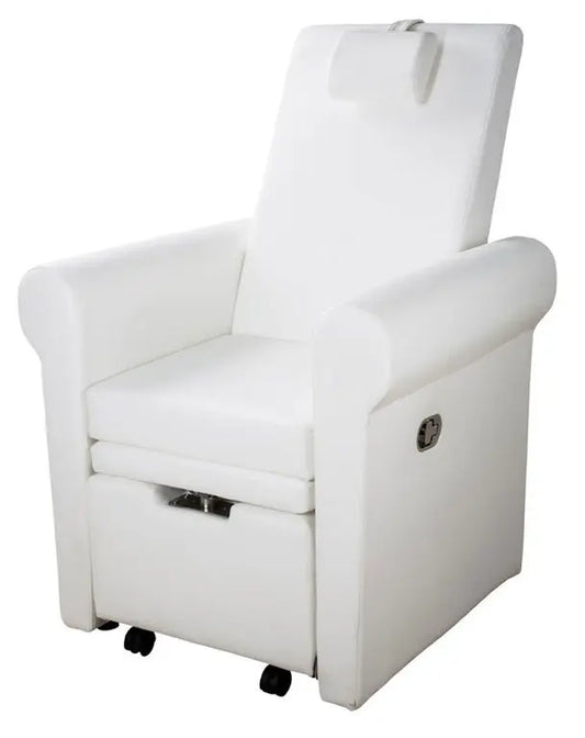 Sillón Pedicura Reclinable PIRA Blanco