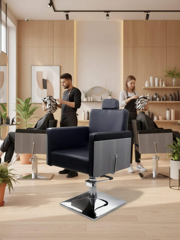 Silla reclinable Takua negra