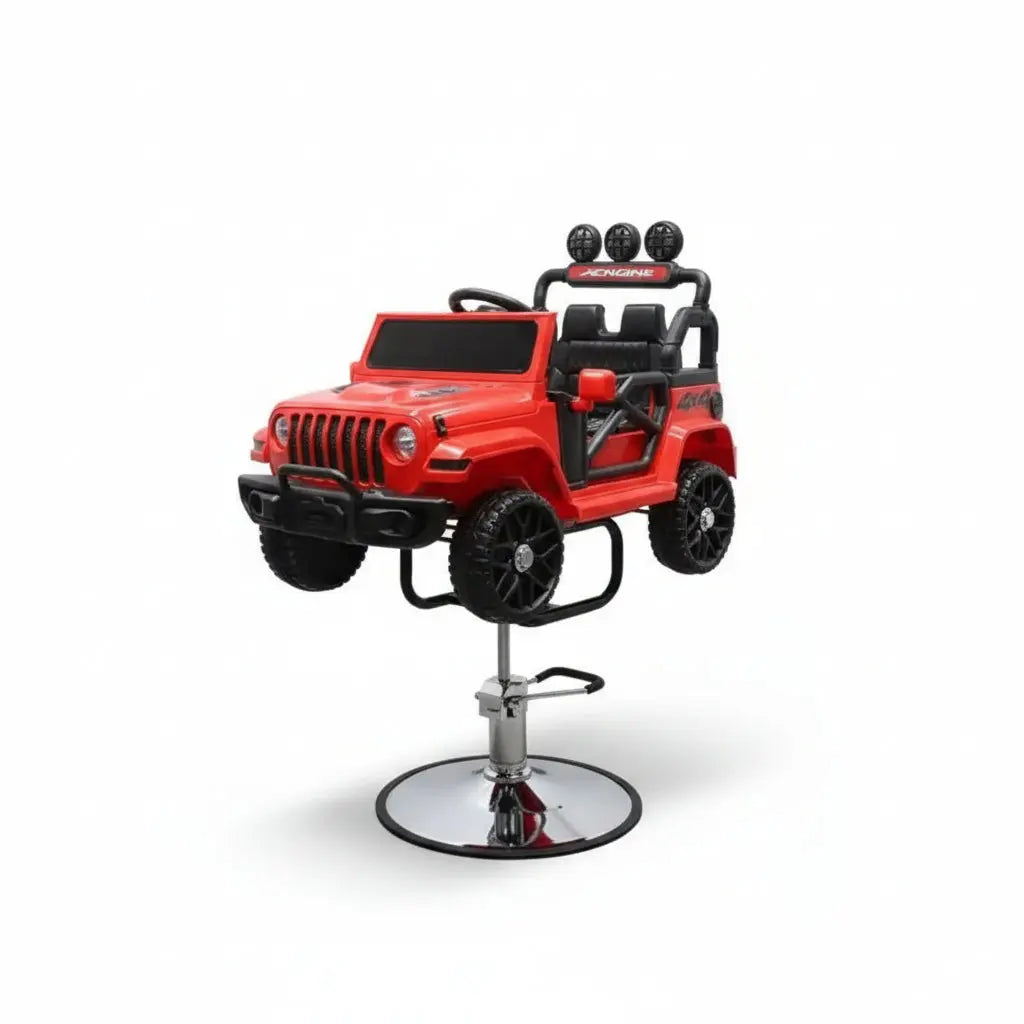 divertido cochecito para peluqueria de niños