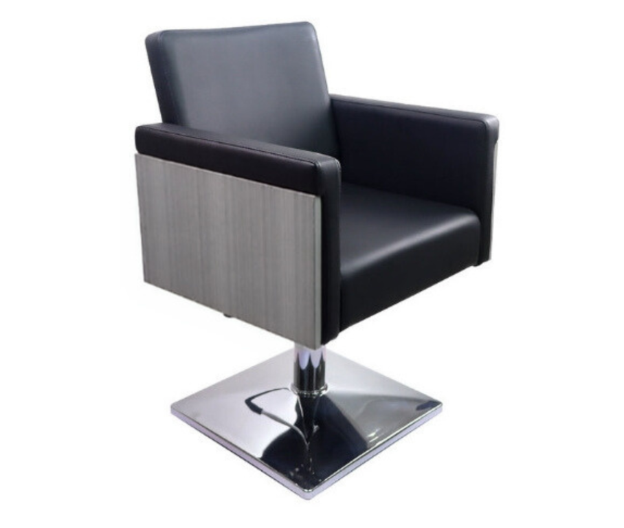 silla de peluqueria en madera