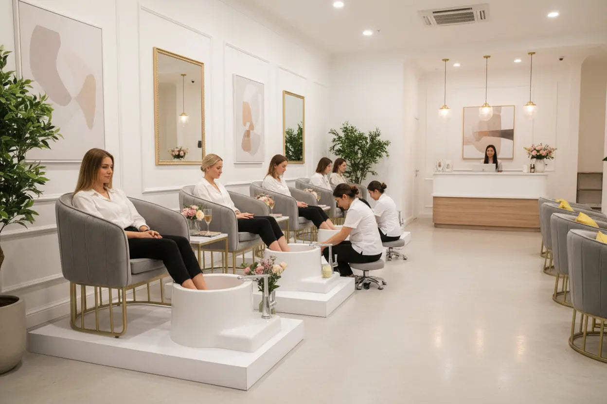 Kit Berna – Sillón de Pedicura con Bañera Integrada Grupo Belleza