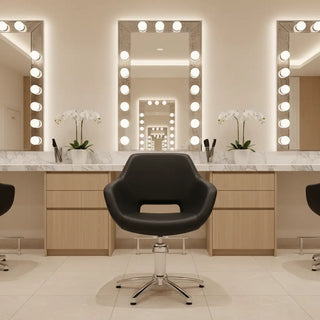 silla para peluqueria con elevación hidraulica