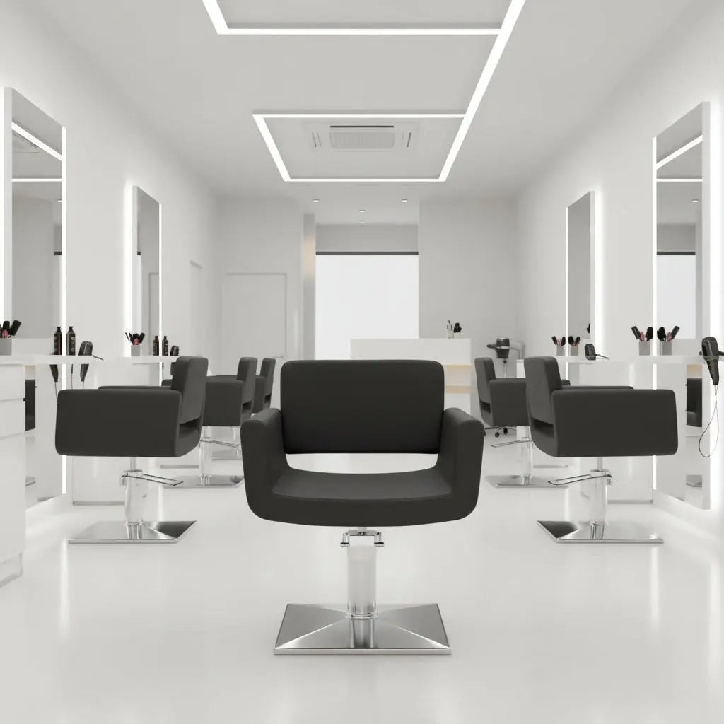 Silla de peluqueria de diseño, para un salón vanguardista