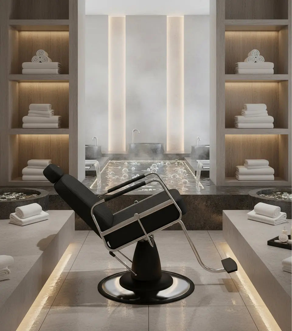 Sillón Barbero Charlotte Grupo Belleza